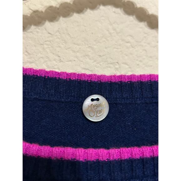 Margaret O'Leary Cashmere Sweater Size XS Blue Pullover Preppy Luxury Capsule - Picture 4 of 9